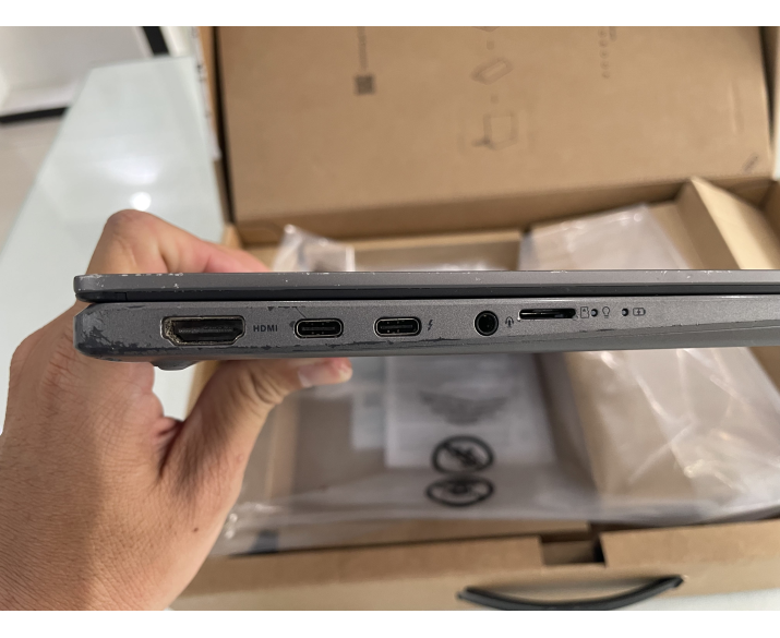ASUS Vivobook 14 Flip TP3407SA, CPU: Core Ultra 7 256V, RAM: RAM 16 GB, Ổ cứng: SSD 1TB, Độ phân giải: Full HD+, Card đồ họa: Intel Arc Graphics, Kích thước màn hình: 14 inch, Loại màn hình: Laptop 2 in 1, Hệ điều hành: Windows 11, Màu sắc: Matte Gray, Tình trạng: Đẹp (95–96%) - hình số , 11 image