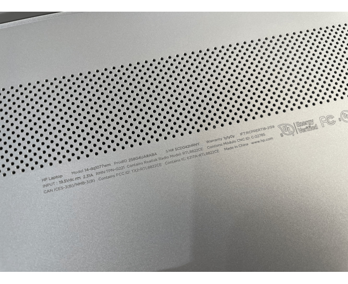 HP Laptop 14 dq1077wm - hình số , 4 image