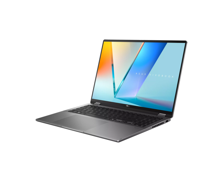 ASUS Vivobook 16 Flip TP3607SA, CPU: Core Ultra 7 258V, RAM: RAM 32 GB, Ổ cứng: SSD 1TB, Độ phân giải: Quad HD+, Card đồ họa: Intel Arc Graphics, Kích thước màn hình: 16 inch, Loại màn hình: Laptop 2 in 1, Hệ điều hành: Windows 11, Màu sắc: Matte Gray, Tình trạng: Openbox - hình số , 3 image