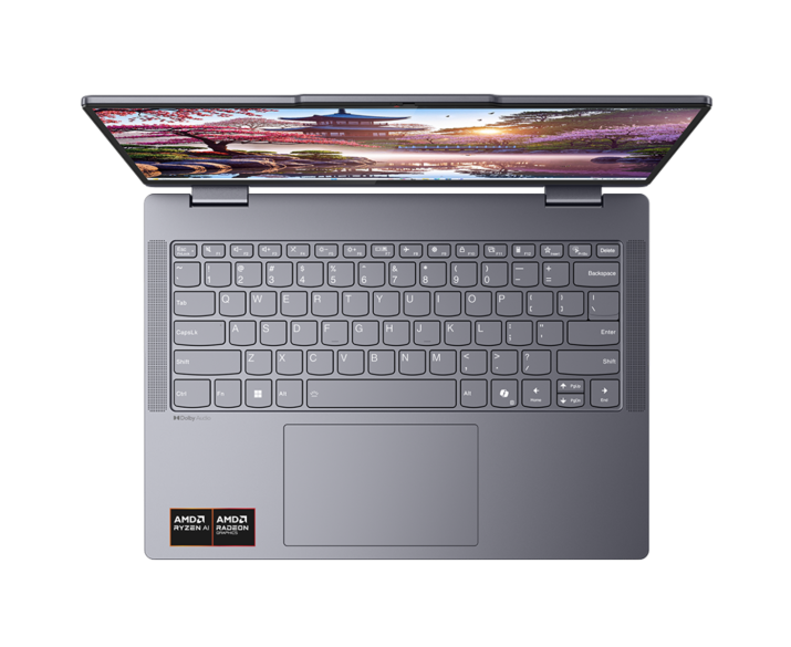 Lenovo IdeaPad 5 2 in 1 14AGP11, CPU: Ryzen AI 7 445, RAM: RAM 32 GB, Ổ cứng: SSD 1TB, Độ phân giải: Full HD+, Card đồ họa: AMD Radeon Graphics, Kích thước màn hình: 14 inch, Loại màn hình: Laptop 2 in 1, Hệ điều hành: Windows 11, Màu sắc: Cosmic Blue, Tình trạng: New 100% - hình số , 10 image