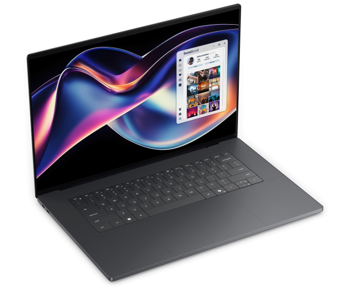 New Dell XPS 16 DA16260, CPU: Core Ultra 7 355, RAM: RAM 16 GB, Ổ cứng: SSD 1TB, Độ phân giải: 2K (1920x1200), Card đồ họa: Intel Graphic, Kích thước màn hình: 16 inch, Loại màn hình: Non-Touch, Hệ điều hành: Windows 11 Pro, Màu sắc: Graphite (Than chì), Tình trạng: New Seal - hình số , 3 image