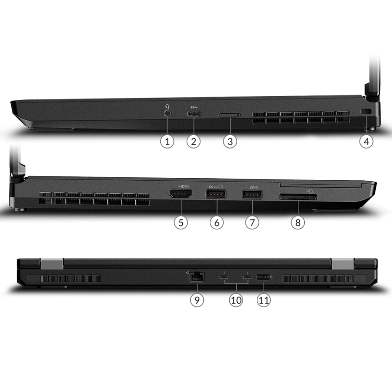 Lenovo ThinkPad P72 Workstation - hình số , 8 image Lenovo ThinkPad P72 Workstation, CPU: Xeon E-2186M, RAM: RAM 64 GB, Ổ cứng: SSD 1TB, Độ phân giải : Ultra HD, Card đồ họa: NVIDIA Quadro P5200 - hình số , 8 image