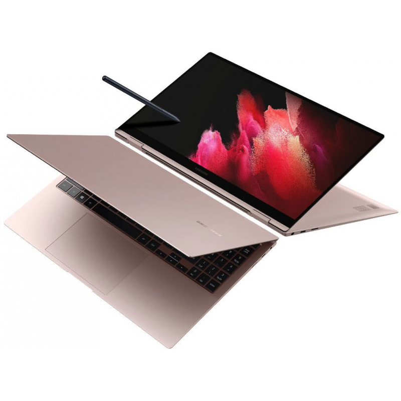 Samsung Galaxy Book Pro 360 13.3 inch, CPU: Core™ i7-1165G7, RAM: 16 GB, Ổ cứng: SSD M.2 512GB, Độ phân giải : Full HD Touch, Card đồ họa: Intel Iris Xe Graphics, Màu sắc: Mystic Bronze - hình số , 10 image