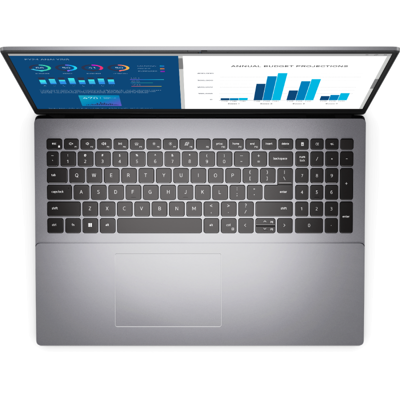 Laptop Dell Vostro 5630, CPU: Core i5 - 1340P, RAM: 8GB, Ổ cứng: SSD M.2 512GB, Độ phân giải: FHD+, Card đồ họa: Intel Iris Xe Graphics, Màu sắc: Titan Gray - hình số , 9 image